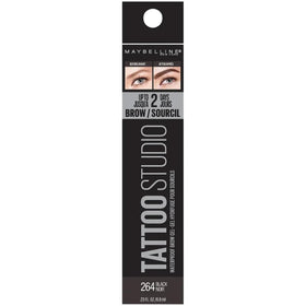 MAYBELLINE TattooStudio Eyebrow Gel packaging close-up