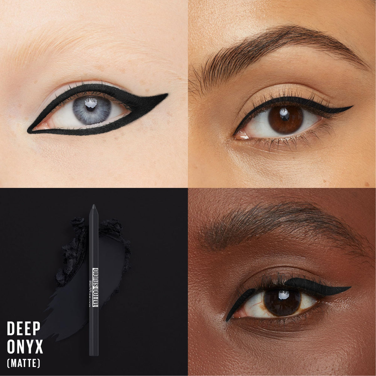 MAYBELLINE TattooStudio Eyeliner Pencil showing sharpenable tip
