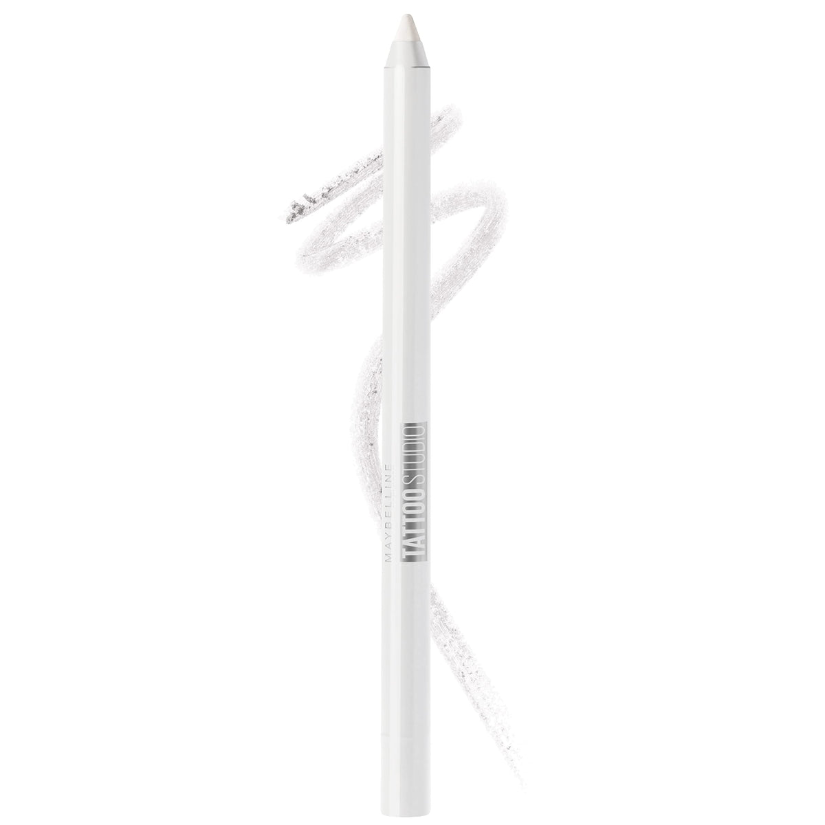 MAYBELLINE TattooStudio Long-Lasting Eyeliner Pencil in Polished White front view