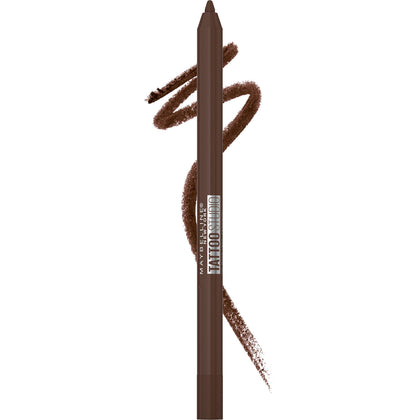 MAYBELLINE TattooStudio Long-Lasting Eyeliner Pencil in Smooth Walnut front view