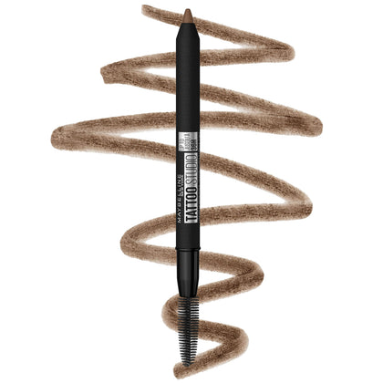MAYBELLINE TattooStudio Waterproof Eyebrow Pencil Soft Brown front view
