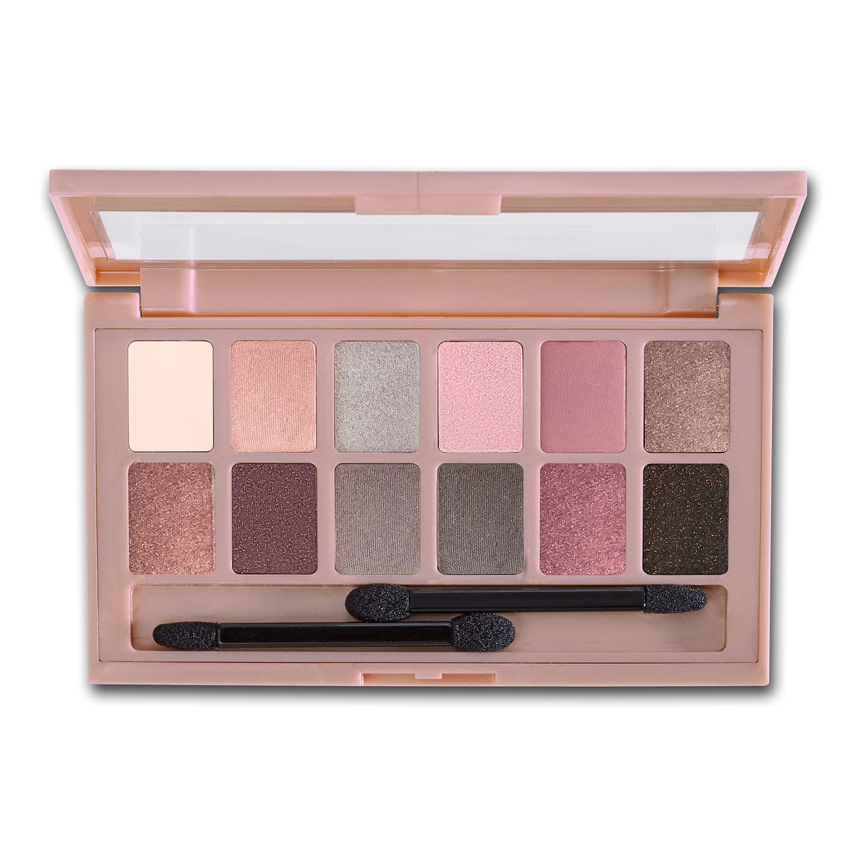MAYBELLINE The Blushed Nudes Eyeshadow Palette showing creamy texture
