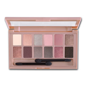 MAYBELLINE The Blushed Nudes Eyeshadow Palette showing creamy texture