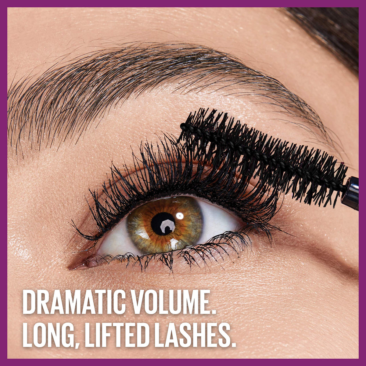 MAYBELLINE The Falsies Lash Lift Mascara applied on model's lashes