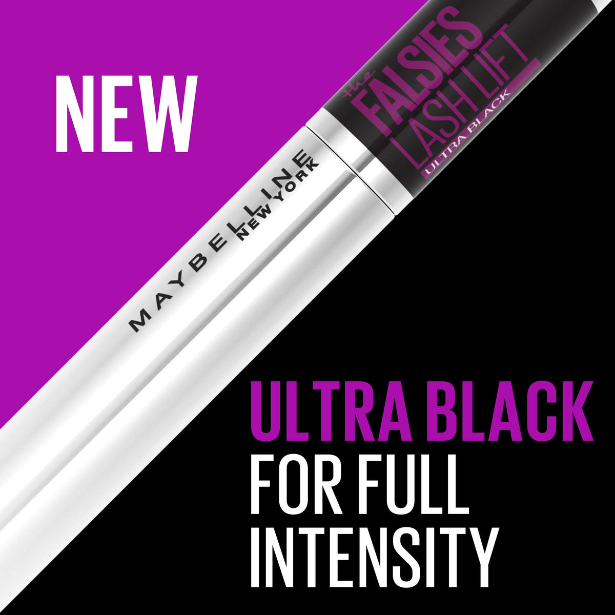MAYBELLINE The Falsies Lash Lift Mascara back view with ingredients