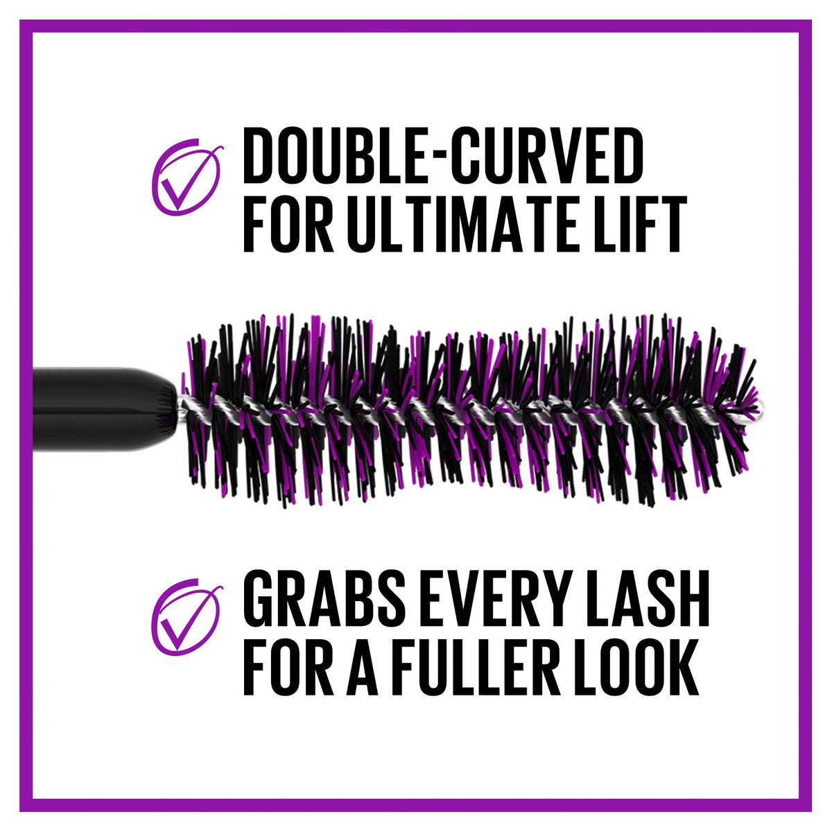 MAYBELLINE The Falsies Lash Lift Mascara close-up of the brush