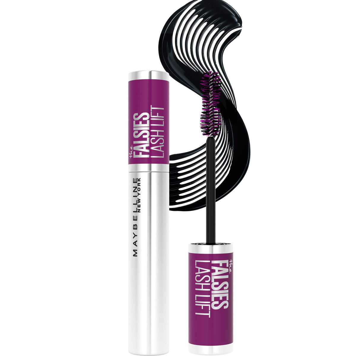 MAYBELLINE The Falsies Lash Lift Waterproof Mascara on model
