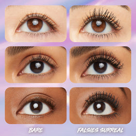 MAYBELLINE The Falsies Surreal Extensions Mascara packaging on a white background