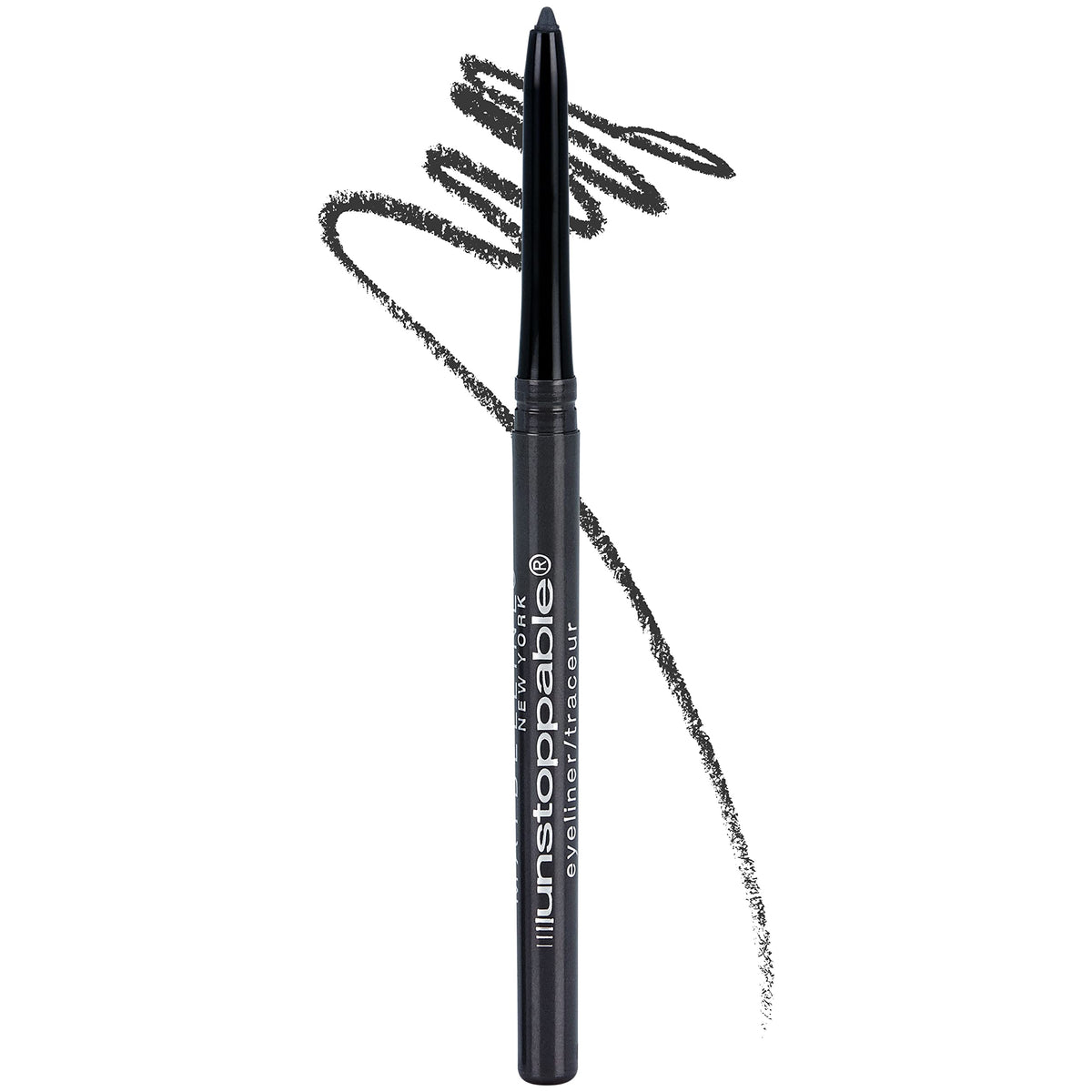 MAYBELLINE Unstoppable Waterproof Eyeliner Pencil Pewter front view