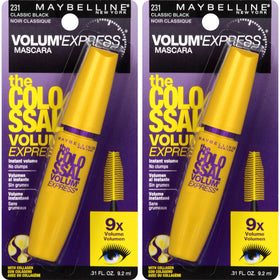 MAYBELLINE Volum' Express Colossal Mascara back view, ingredients listed