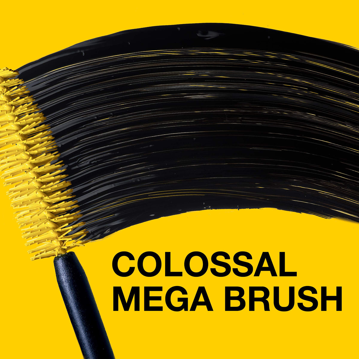 MAYBELLINE Volum' Express Colossal Mascara Classic Black with brush close-up