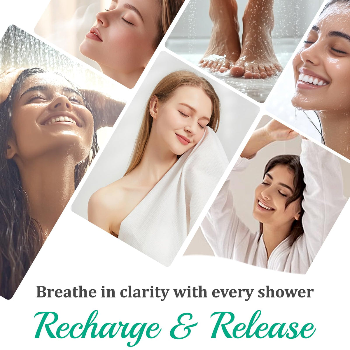Maybeluck Eucalyptus & Mint Shower Steamers elegant packaging