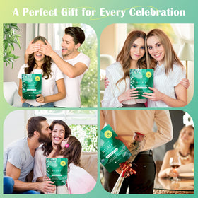 Maybeluck Eucalyptus & Mint Shower Steamers in a travel bag