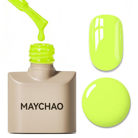 MAYCHAO 15ML Gel Nail Polish Lime front view