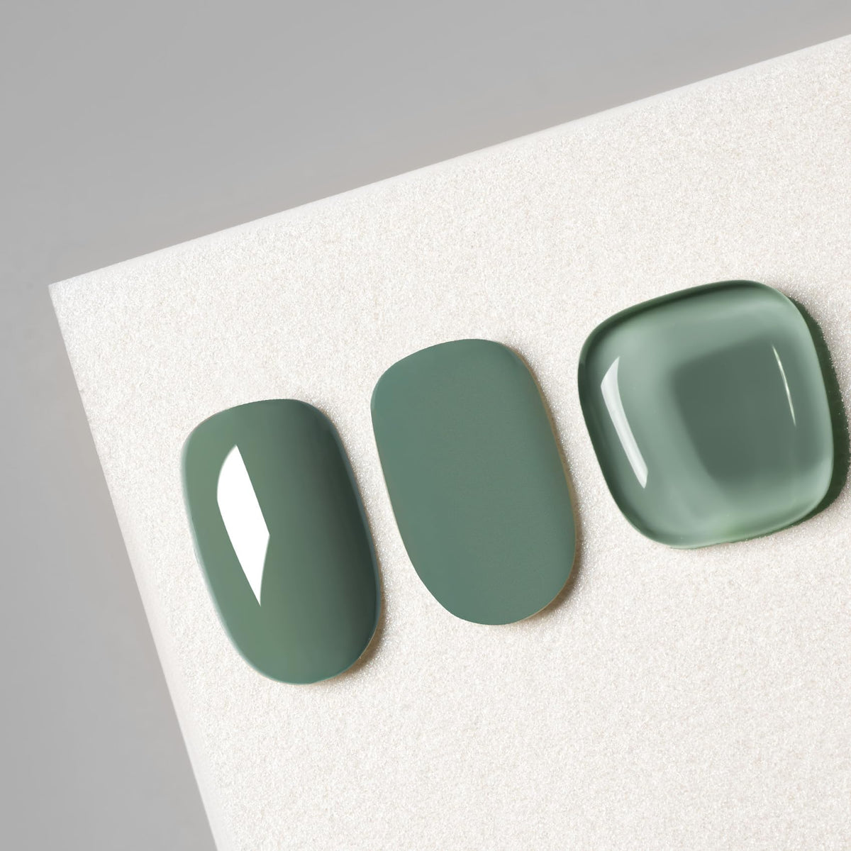 MAYCHAO 15ML Sage Green Gel Nail Polish side view