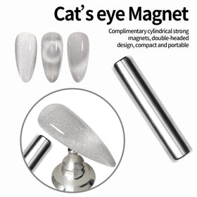 MAYCHAO 15ML Silver Cat Eye Gel Nail Polish brush detail