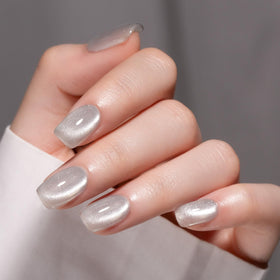 MAYCHAO 15ML Silver Cat Eye Gel Nail Polish packaging