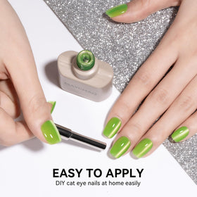 MAYCHAO 15ML Velvet Green Gel Nail Polish packaging