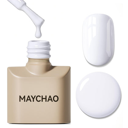 MAYCHAO Antiquewhite Gel Nail Polish 15ML front view