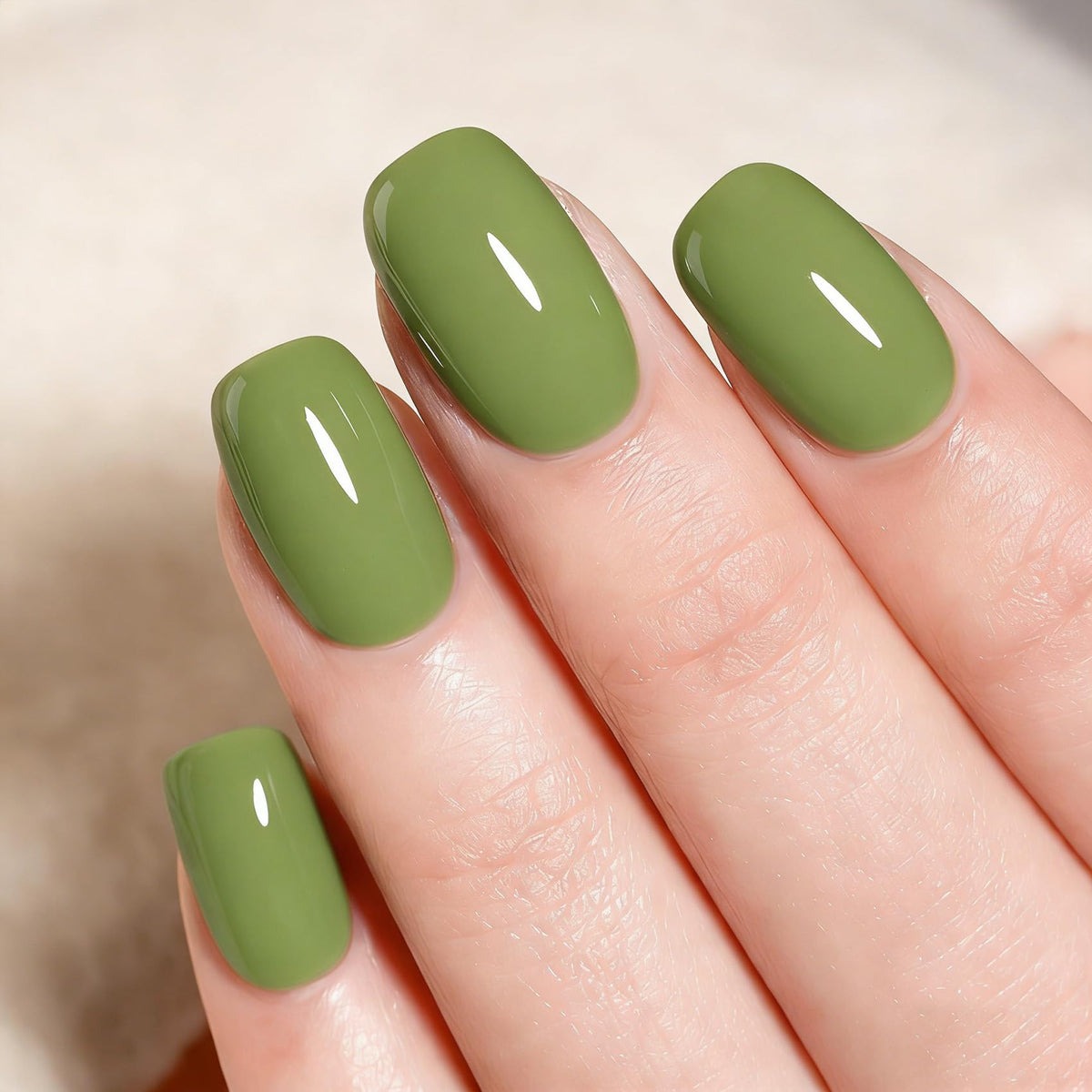 MAYCHAO Avocado Moss Gel Nail Polish 15ML on a nail art table