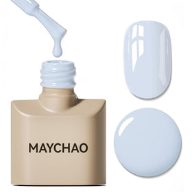 MAYCHAO Baby Blue Gel Nail Polish 15ML front view