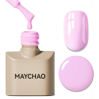 MAYCHAO Cake Pop Gel Nail Polish 15ML Pop Pink front view