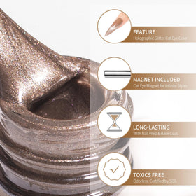 MAYCHAO Cat Eye Gel Nail Polish close-up of texture