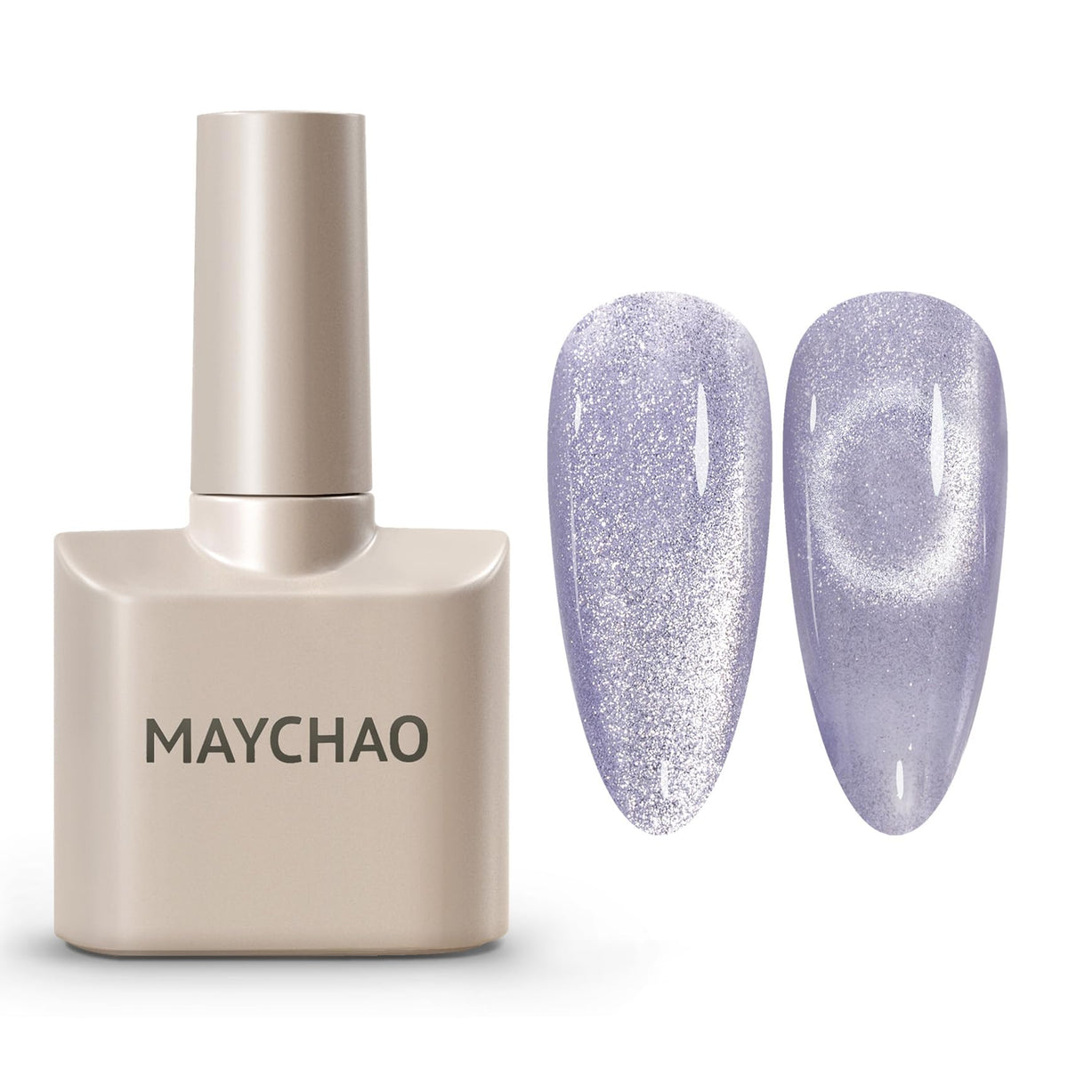 MAYCHAO Cat Eye Gel Nail Polish Violet 15ML front view