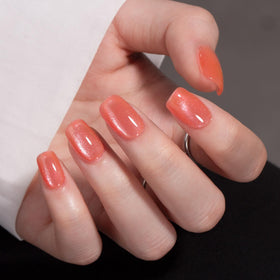 MAYCHAO Coral Cat Eye Gel Nail Polish 15ML in packaging