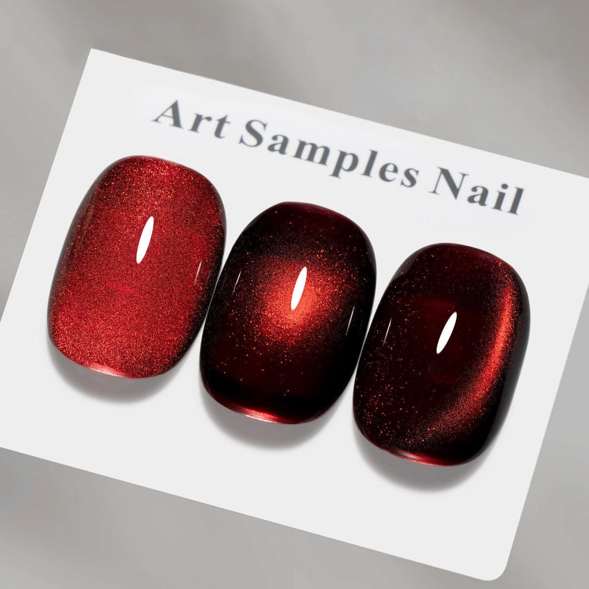 MAYCHAO dark cherry red cat eye gel nail polish bottle with cap