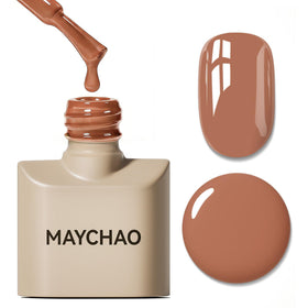 MAYCHAO Gel Nail Polish 15ml Caramel front view