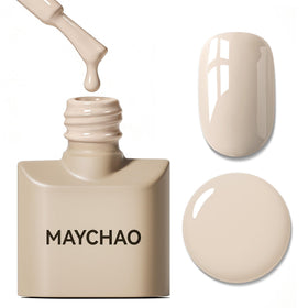MAYCHAO Gel Nail Polish 15ML Vanilla Frosting front view
