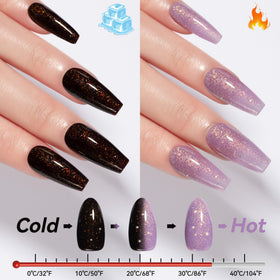 MAYCHAO Gel Nail Polish application process with UV lamp
