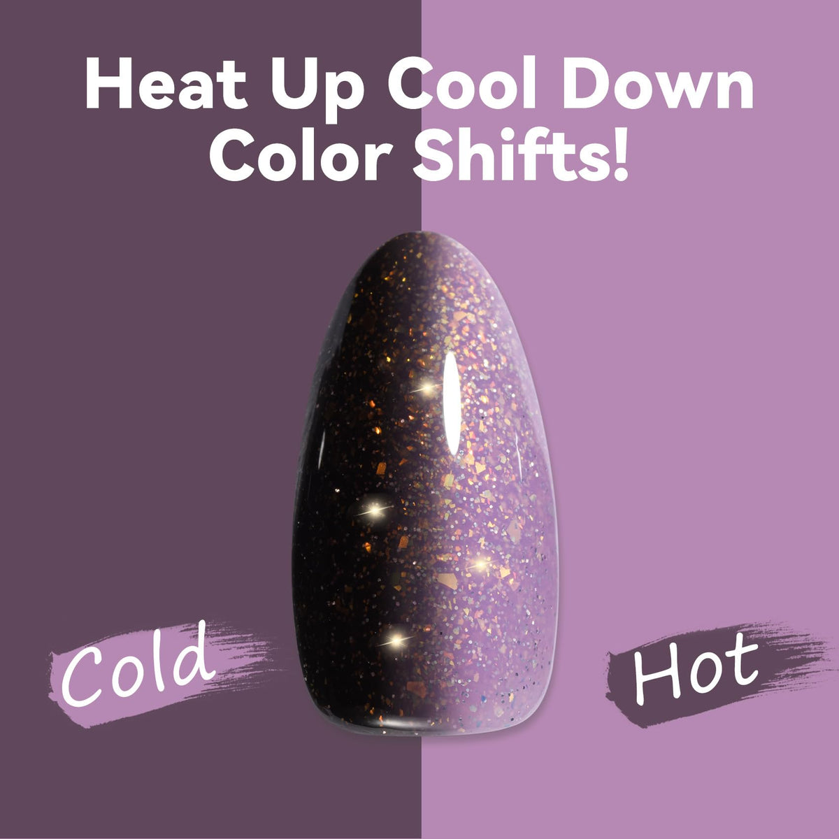 MAYCHAO Gel Nail Polish bottle with temperature change effect