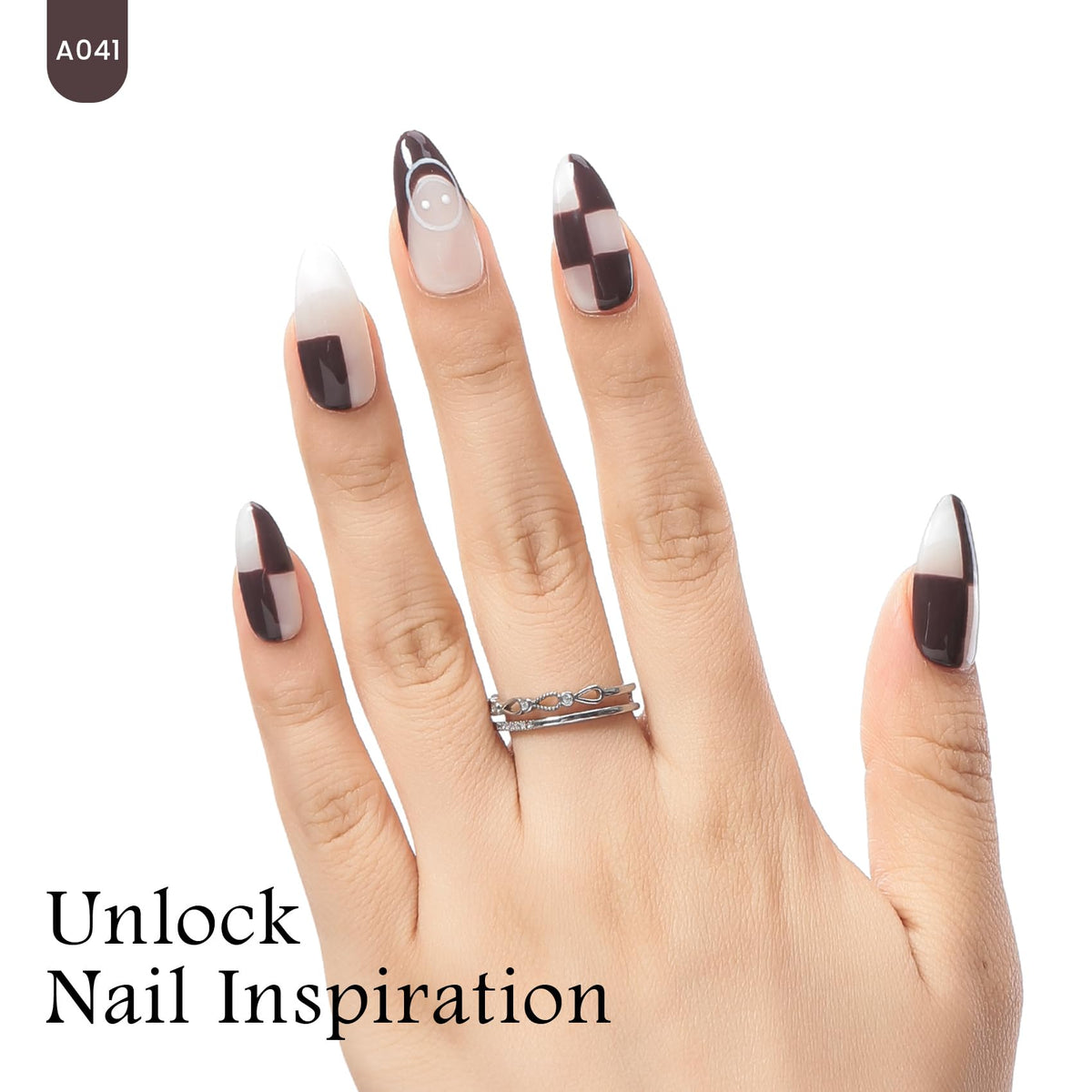 MAYCHAO Gel Nail Polish Chocolate application process
