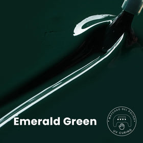MAYCHAO Gel Nail Polish Emerald Green 15ML bottle side view