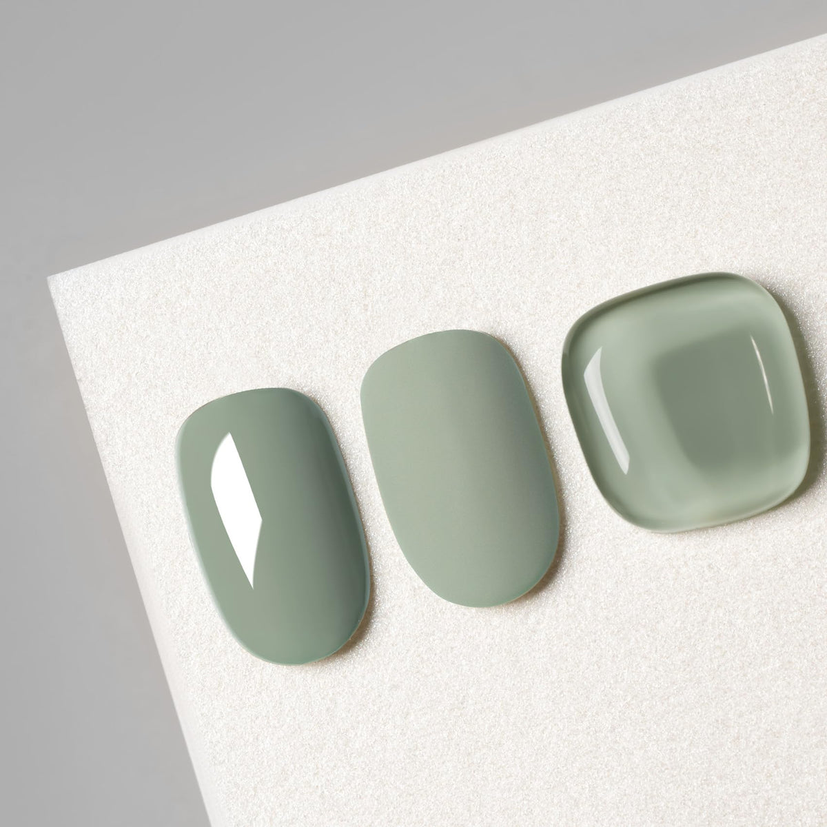 MAYCHAO Gel Nail Polish Emerald Olive Green with LED lamp