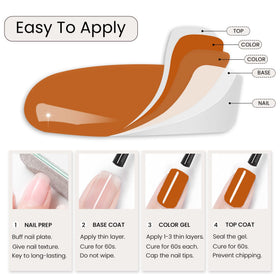 MAYCHAO Gel Nail Polish with LED lamp