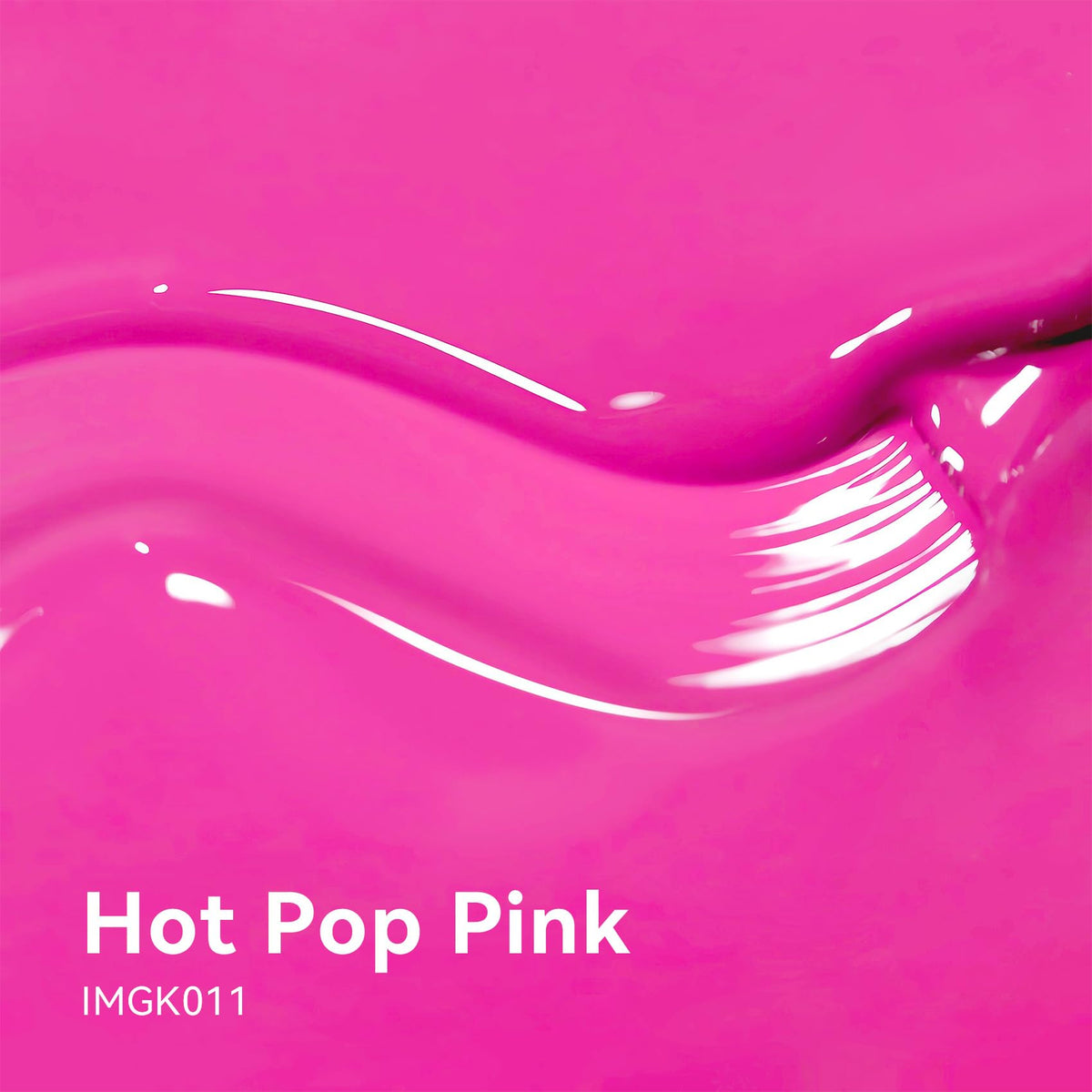 MAYCHAO Hot Pop Pink Gel Nail Polish 15ML bottle side view
