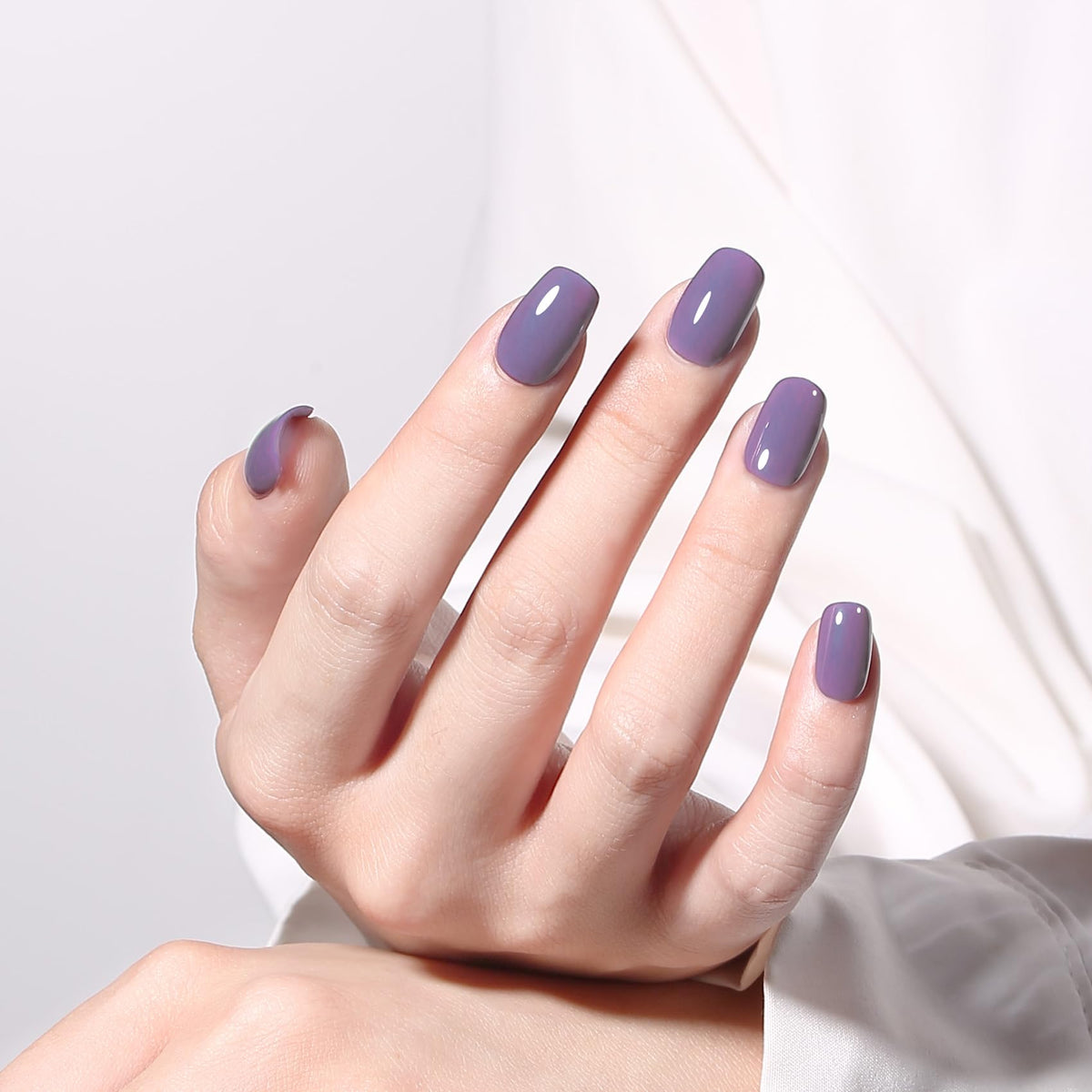 MAYCHAO Lavender Purple Gel Nail Polish bottle side view