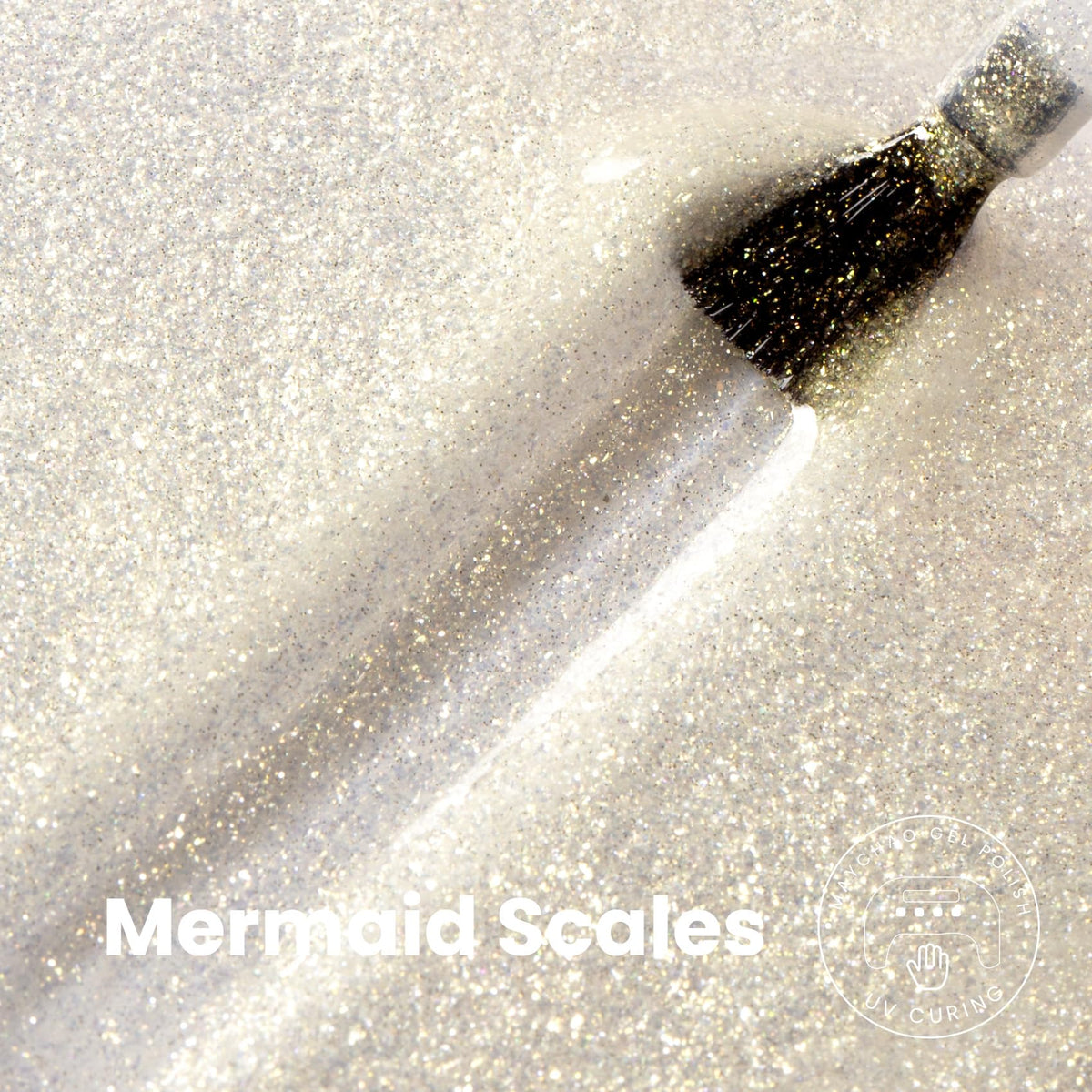 MAYCHAO Mermaid Scales Gel Nail Polish 15ML bottle with shimmer