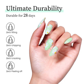 MAYCHAO Mint Green Gel Nail Polish 15ML bottle with brush