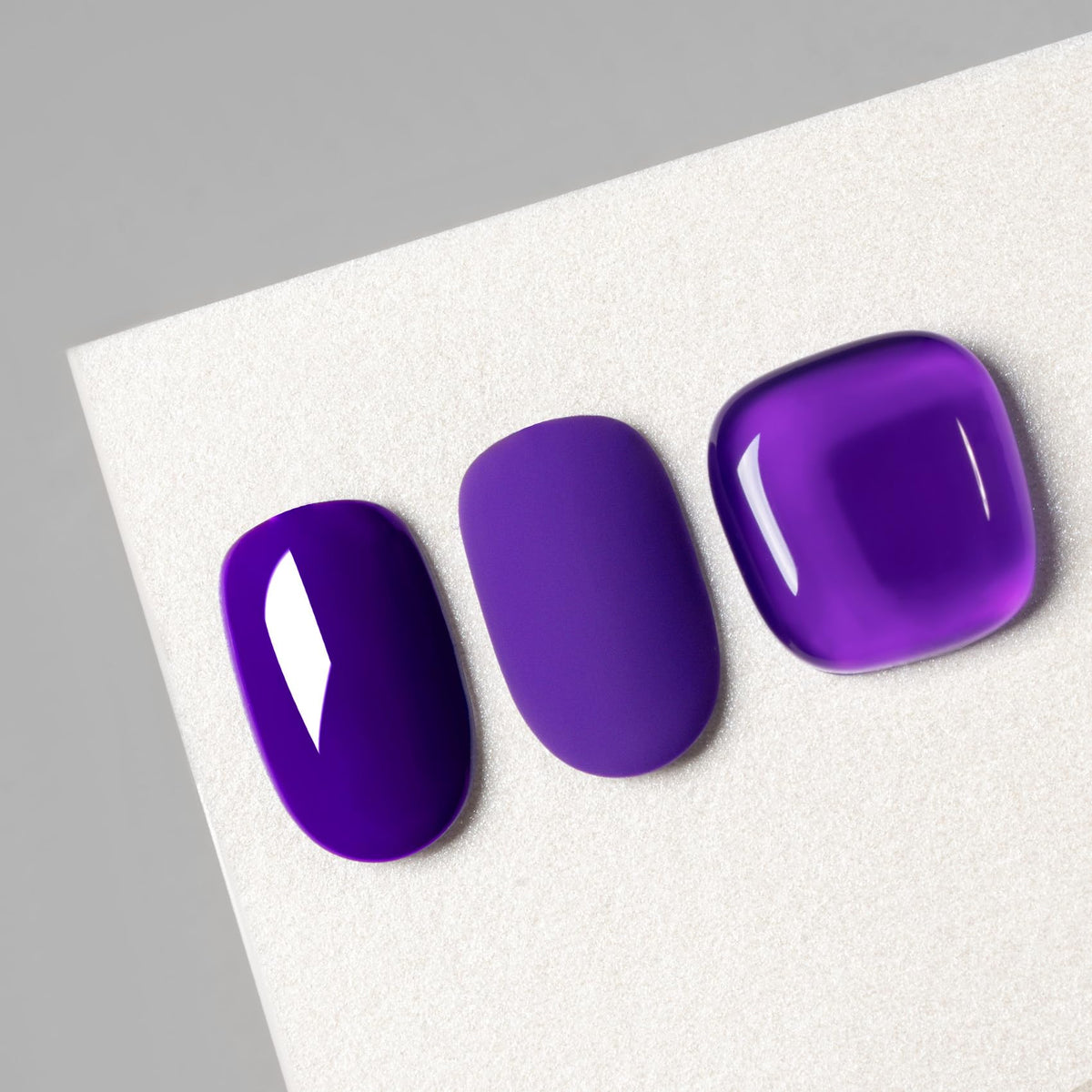 MAYCHAO Neon Purple Gel Nail Polish 15ML applied nails