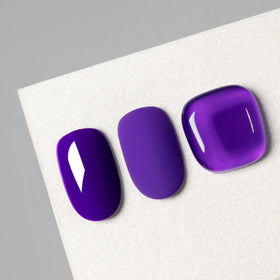 MAYCHAO Neon Purple Gel Nail Polish 15ML applied nails
