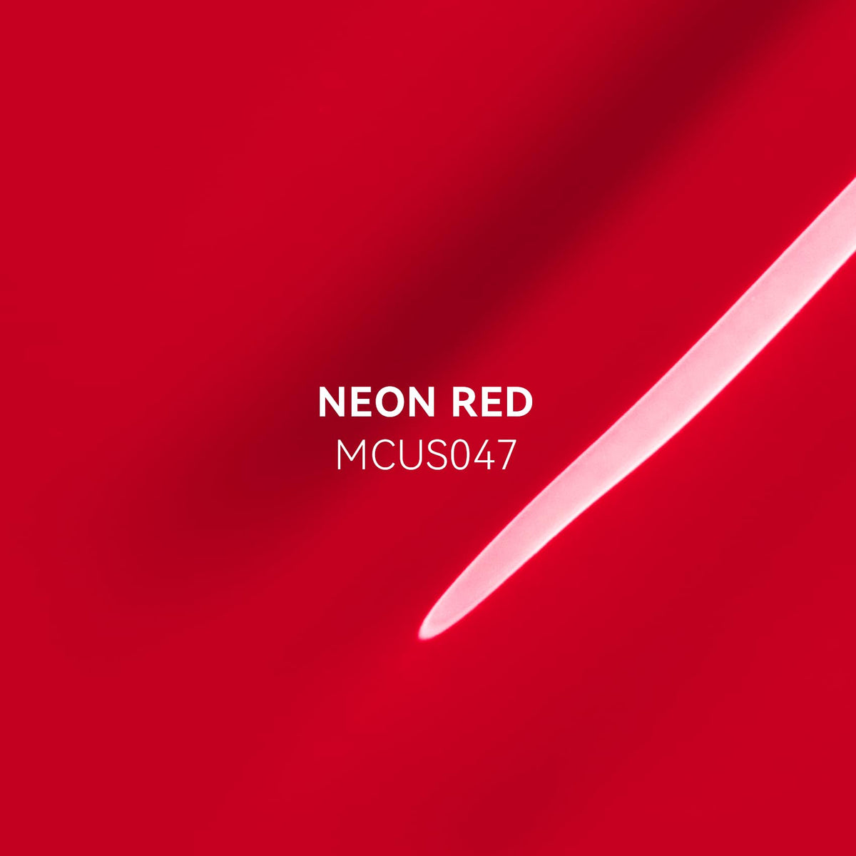 MAYCHAO Neon Red Gel Nail Polish 15ML with brush on applicator