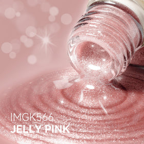MAYCHAO Pink Cat Eye Gel Nail Polish 15ML in a nail art setting