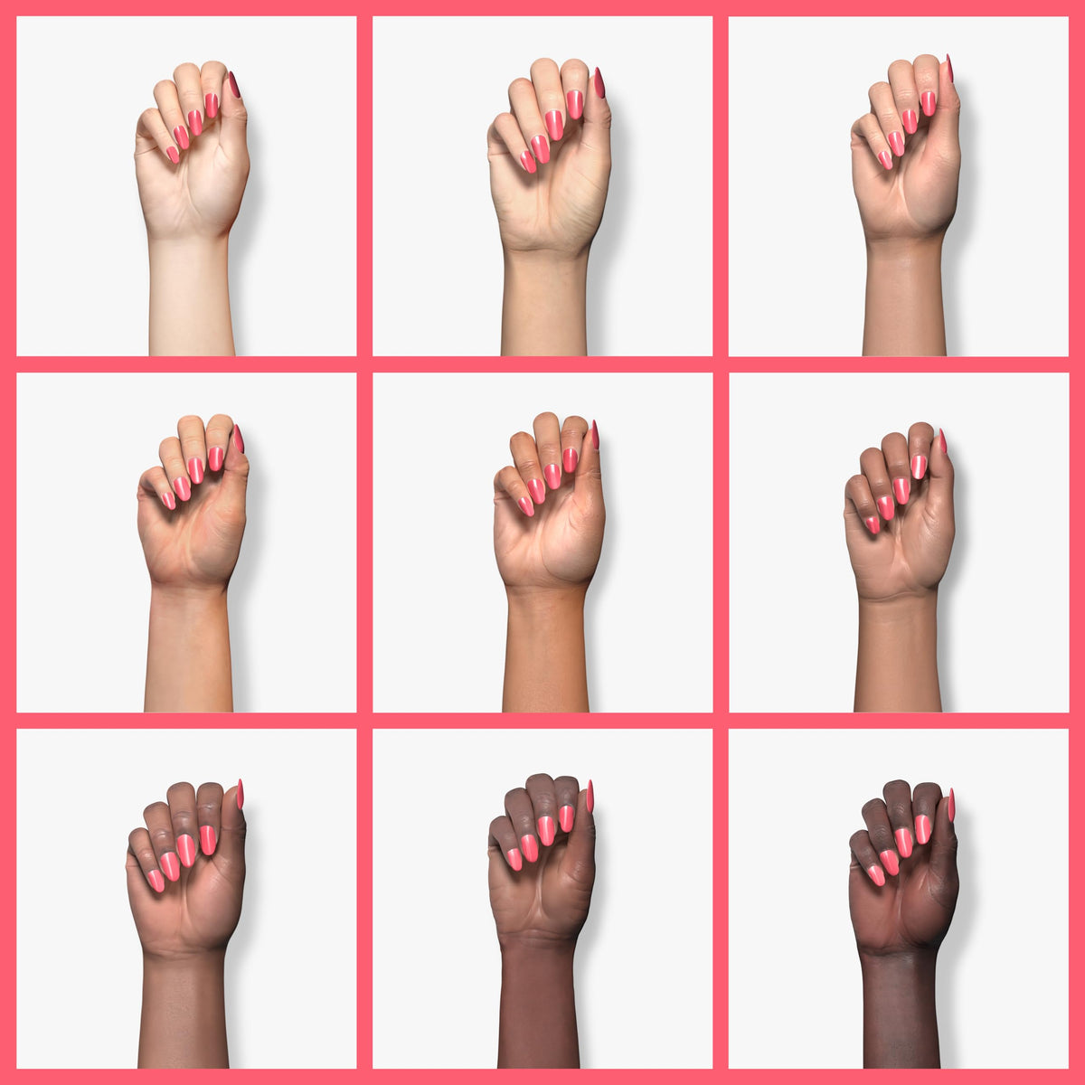 MAYCHAO Pink Gel Nail Polish 15ML curing under LED light