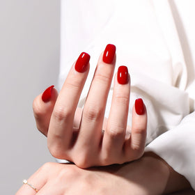 MAYCHAO Red Gel Nail Polish bottle with cap