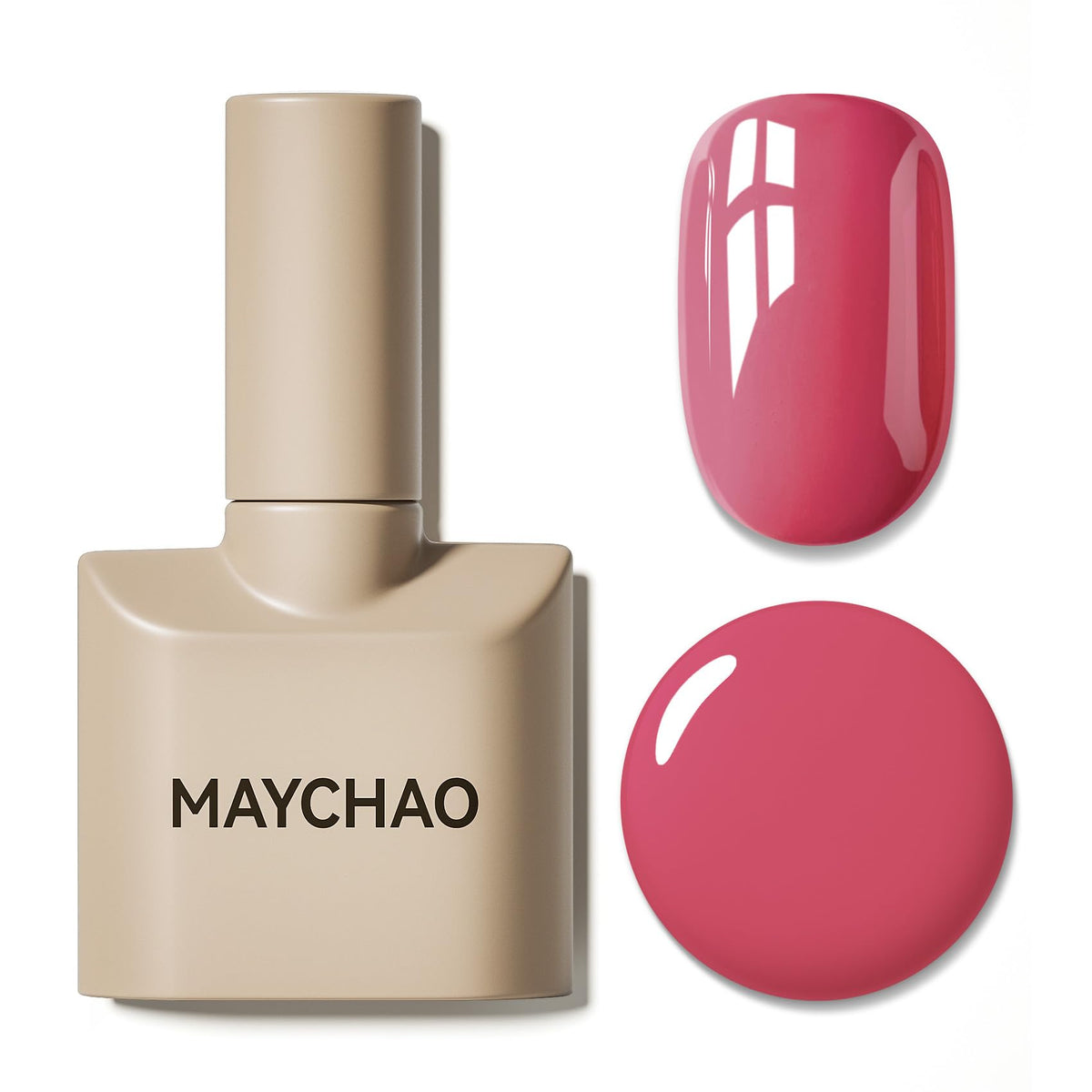 MAYCHAO Rose Bud Gel Nail Polish 15ML front view