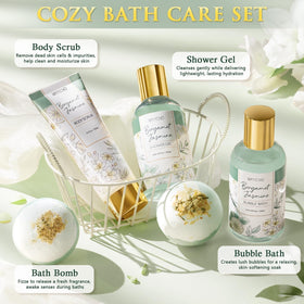 MAYICIVO bath bombs and bath salts in gift basket
